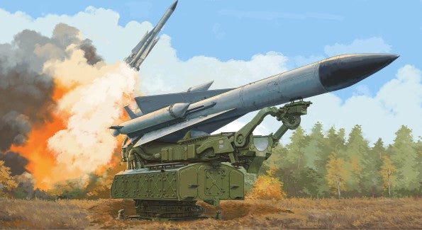Trumpeter 9550 1/35 Russian 5V28 Missile on 5P72 Launcher SAM5 Gammon Missile System