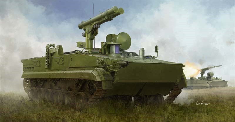 Trumpeter 9551 1/35 Russian 9P157-2 Khrizantema-S Anti-Tank System
