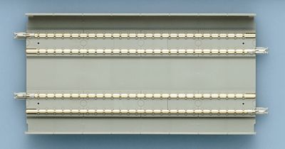 TomyTec 1066 N Scale Straight Double Slab Track DS140-SL - Fine Track -- 5-1/2" 140mm pkg(2)