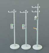 TomyTec 306672 N Scale Power Pole Set - Kit -- Parts for 3 Large and 6 Small Poles