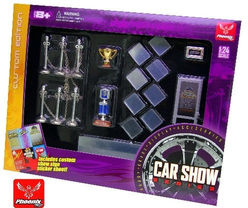 Phoenix Toys 18410 1/24 Car Show Accessory Set