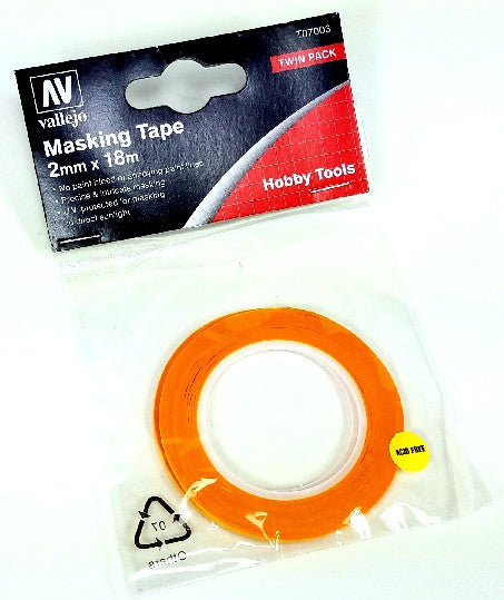 Vallejo 7003 Precision Masking Tape 2mmx18m (2/pk)