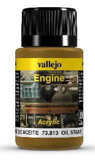 Vallejo 73813 40ml Bottle Oil Stains Weathering Effect