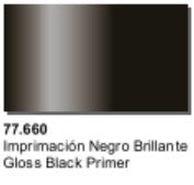 Vallejo 77660 32ml Bottle Gloss Black Surface Primer (6/Bx)