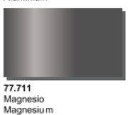 Vallejo 77711 32ml Bottle Magnesium Metal Color (6/Bx)