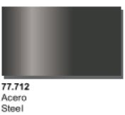Vallejo 77712 32ml Bottle Steel Metal Color (6/Bx)