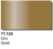 Vallejo 77725 32ml Bottle Gold Metal Color (6/Bx)