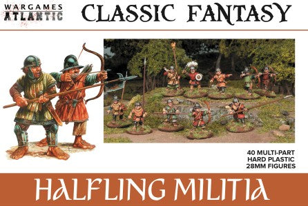 Wargames Atlantic CF2 28mm Classic Fantasy: Halfling Milita (40)