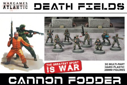 Wargames Atlantic DF5 28mm Death Fields: Cannon Fodder (30)