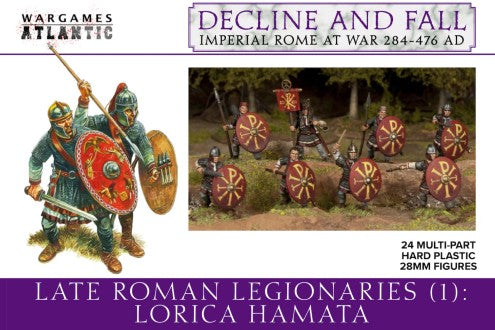 Wargames Atlantic LR1 28mm Decline & Fall Imperial Rome 284-476AD: Late Roman Legionaries 1 Lorica Hamata (24)