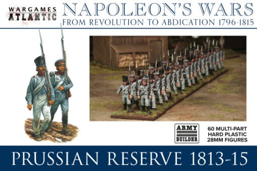Wargames Atlantic NW3 28mm Napoleon's Wars: Prussian Reserve 1813-1815 (60)