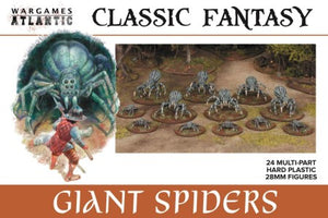 Wargames Atlantic CF3 28mm Classic Fantasy: Giant Spiders (12 big/12 small)