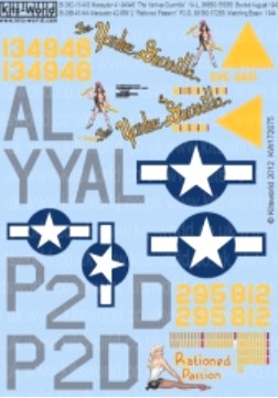 Warbird Decals 172075 1/72 B26 Yankee Guerrilla, Rationed Passion