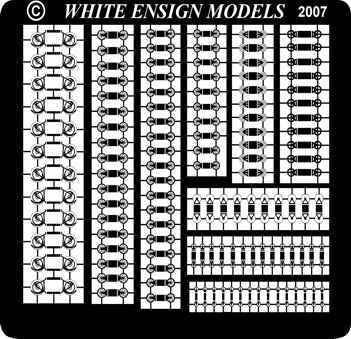 White Ensign Models 784 1/700 Royal Navy Cable Reels (D)