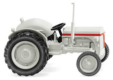 Wiking 89205 HO Scale Ferguson TE Farm Tractor - Assembled -- Gray, Red