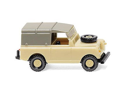 Wiking 92303 N Scale Land Rover 88 Open-Cab SUV - Assembled -- Beige