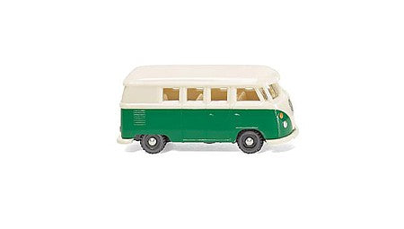 Wiking 93204 N Scale 1963-1967 Volkswagen T1 Passenger Van - Assembled -- Green, White