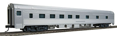 Walthers Mainline 30100 HO Scale 85' Budd 10-6 Sleeper - Ready to Run -- Painted, Unlettered (silver)