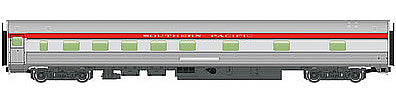 Walthers Mainline 30107 HO Scale 85' Budd 10-6 Sleeper - Ready to Run -- Southern Pacific (silver, red)