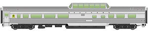 Walthers Mainline 30403 HO Scale 85' Budd Dome Coach - Ready to Run -- Southern Railway (silver)