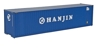 Walthers Scenemaster 8158 HO Scale 40' Corrugated Container - Assembled -- Hanjin
