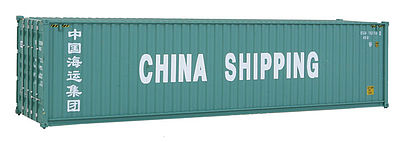 Walthers Scenemaster 8256 HO Scale 40' Hi Cube Corrugated Side Container - Assembled -- China Shipping