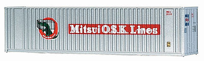 Walthers Scenemaster 8805 N Scale 40' Hi Cube Ribbed Side Container - Assembled -- Mitsui OSK