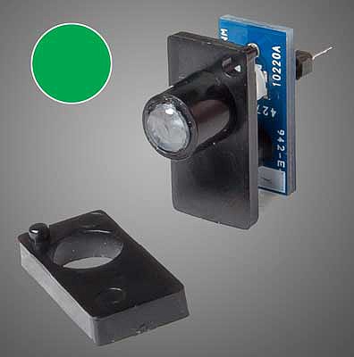 Walthers 154 All Scale Single Color LED Fascia Indicator - Walthers Layout Control System -- Green
