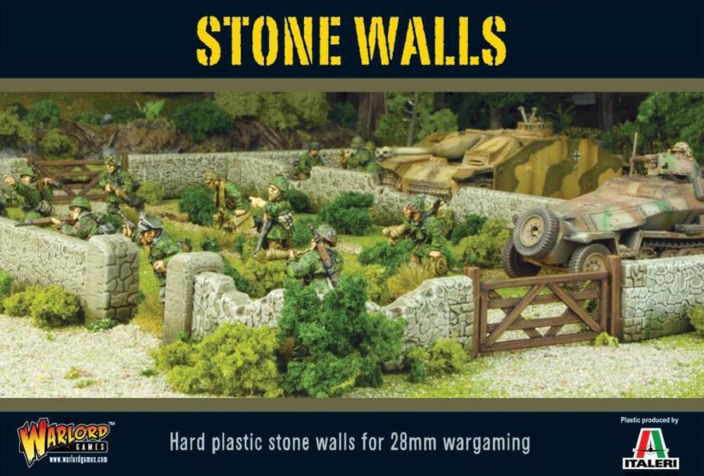 Warlord Games TER38 28mm Stone Walls (54" Modular Sections)