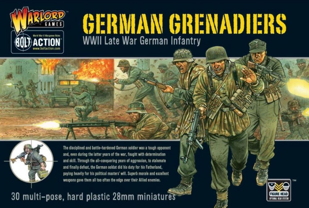 Warlord Games WM09 28mm Bolt Action: WWII Late War German Grenadiers (30) (Plastic)