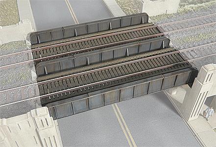Walthers Cornerstone 2948 HO Scale Through Plate-Girder Bridge -- Kit - Build as Single- or Double-Track