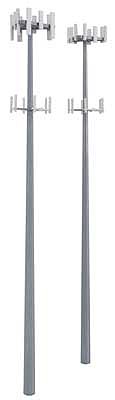 Walthers Cornerstone 3345 HO Scale Modern Communication Tower -- Kit - 9-3/4 Tall x 1" Wide 24.7 x 2.5cm