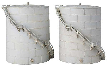 Walthers Cornerstone 933-3893 N Scale Oil Storage Tank -- Kit - 2-1/8" 5.3cm Diameter, 2-3/4" 6.9cm Tall