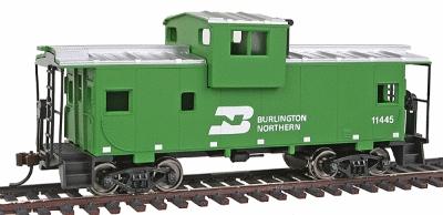 Walthers Trainline 1501 HO Scale Wide-Vision Caboose - Ready to Run -- Burlington Northern