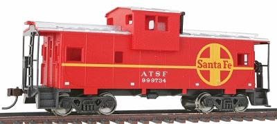 Walthers Trainline 1503 HO Scale Wide-Vision Caboose - Ready to Run -- Atchison, Topeka & Santa Fe