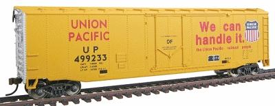 Walthers Trainline 1672 HO Scale 50' Plug-Door Boxcar - Ready to Run -- Union Pacific(R)