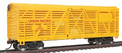Walthers Trainline 1680 HO Scale 40' Stock Car - Ready to Run -- Union Pacific(R)