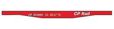 Walthers Trainline 1771 HO Scale Log Dump Car with 3 Logs - Ready to Run -- Canadian Pacific #304866 (red, CP Rail Lettering)