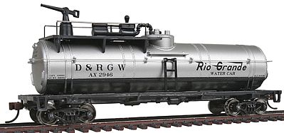 Walthers Trainline 1791 HO Scale Firefighting Car - Ready to Run -- Denver & Rio Grande Western(TM) #AX 2946 (silver, black)
