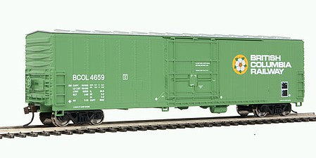 Walthers Trainline 1800 HO Scale Insulated Boxcar - Ready to Run -- British Columbia Railway