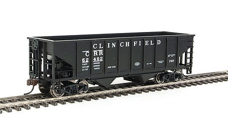 Walthers Trainline 1840 HO Scale Coal Hopper - Ready to Run -- Clinchfield