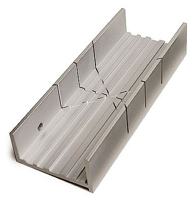 Zona Tools 260 All Scale Aluminum Mitre Box -- Wide Slot .031"