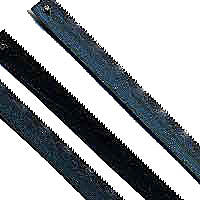 Zona Tools 36657 All Scale Mini-Junior Hack Saw Replacement Blade 3-Pack -- 6" Long x 5-3/4" Between Pins, 1/4" Wide, .015" Kerf, 32 TPI Fits 795-35600