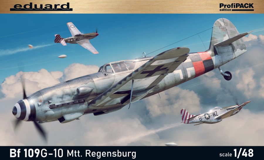 Eduard 82119 1/48 WWII Bf109G10 Mtt Regensberg German Fighter (Profi-Pack Plasti