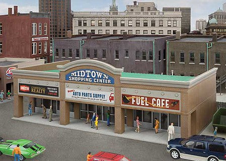 Walthers Cornerstone 933-4116 HO Scale Modern Shopping Center II -- Kit