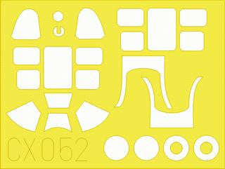 Eduard CX052 1/72 Mask P-51B/C for Academy Canopy Mask Set