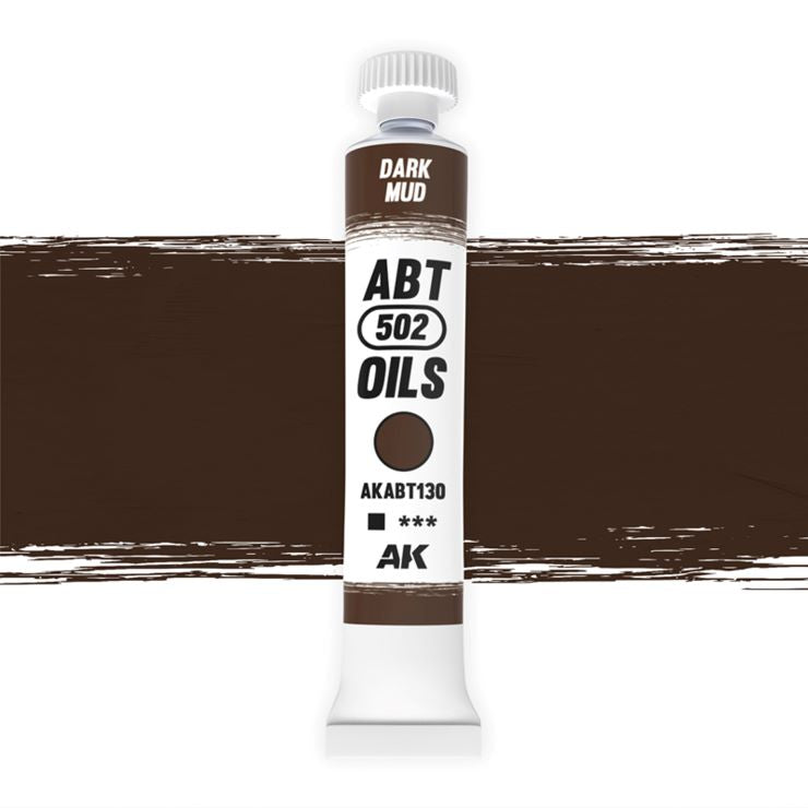 Abteilung 502 130 Dark Mud Oil Paint 20ml Tube