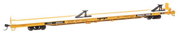Walthers Mainline 5735 HO Scale 89' Channel Side Flatcar - Ready to Run -- Trail