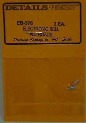 Details West EB-376 HO Scale Electronic Bells pkg(2) -- Non-Working