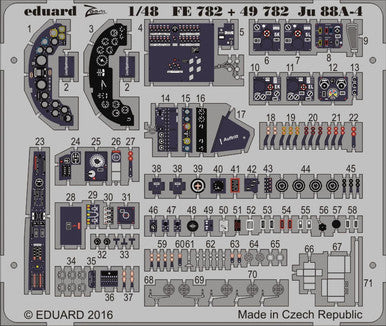 Eduard 49782 1/48 Interior for ICM (Pre-Painted)